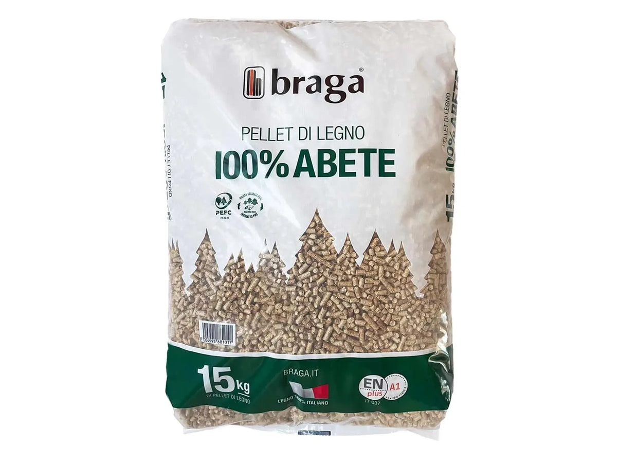 Pellet Braga in bancale da 70 sacchi da 15 kg | SpediamoPellet
