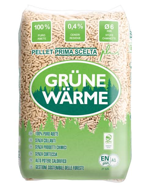Pellet Grüne Wärme in bancale da 70 sacchi da 15 kg | SpediamoPellet