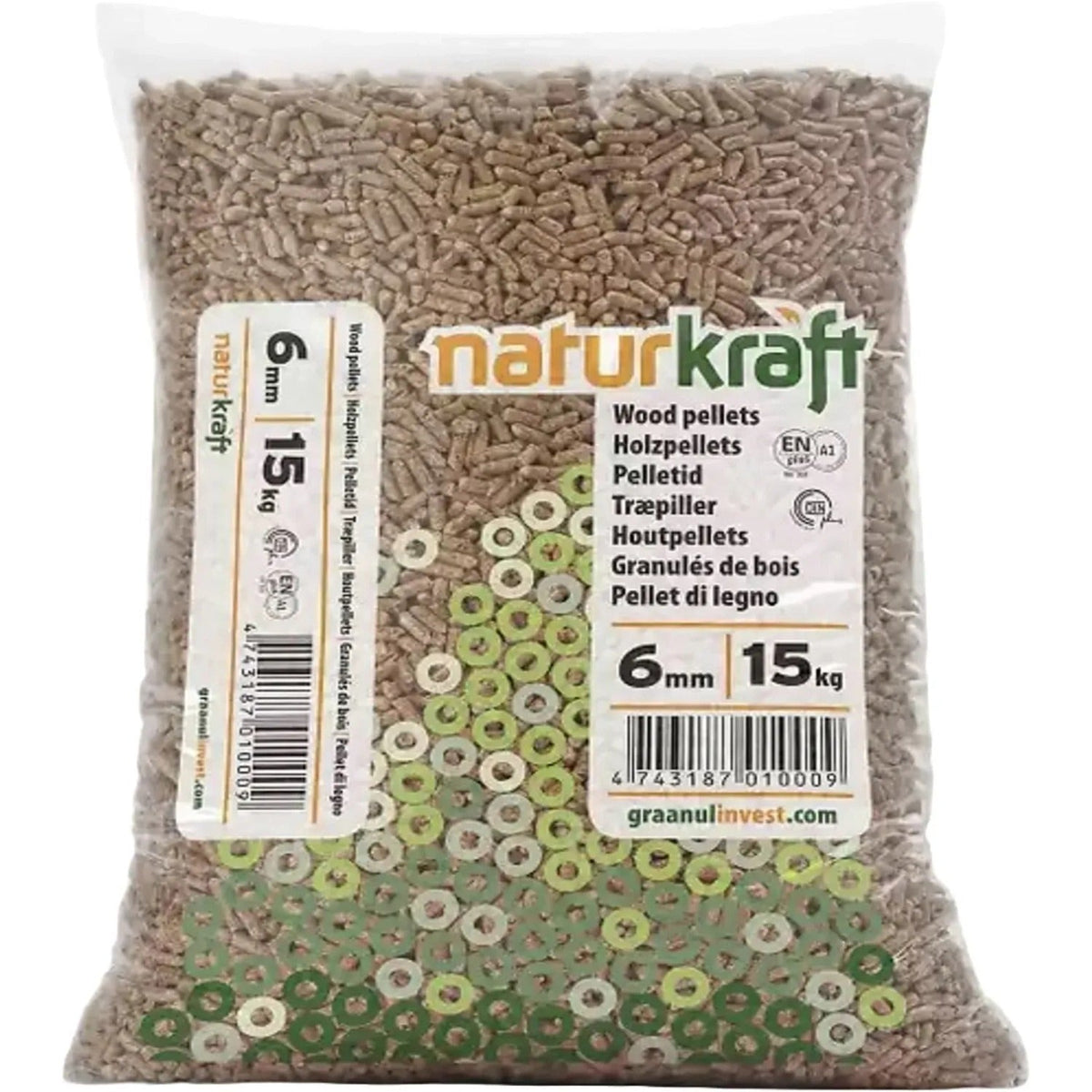 Pellet Naturkraft in bancale da 70 sacchi da 15 kg | SpediamoPellet